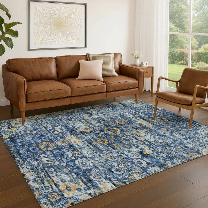 Addison Rugs Chantille Blue ACN2782 5ft. x 7ft.6in. Rect. Rug