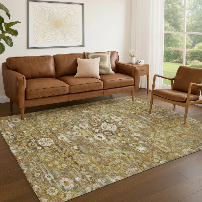 Addison Rugs Chantille Gold ACN2782 5ft. x 7ft.6in. Rect. Rug