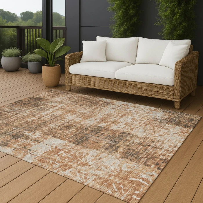 Addison Rugs Chantille Orange ACN2785 8ft. x 10ft. Rect. Rug