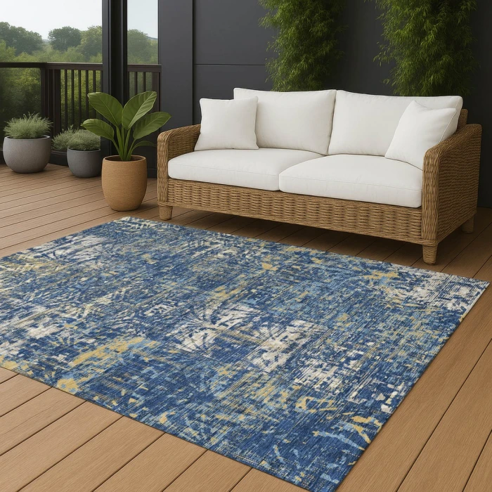 Addison Rugs Chantille Blue ACN2785 8ft. x 10ft. Rect. Rug