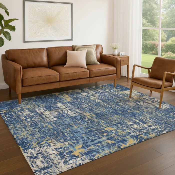 Addison Rugs Chantille Blue ACN2785 8ft. x 10ft. Rect. Rug