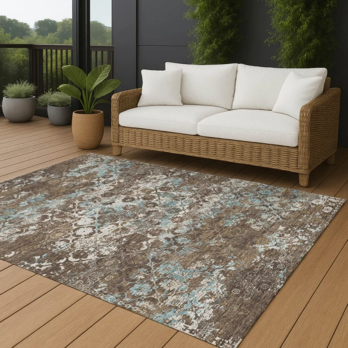Addison Rugs Chantille Brown ACN2786 5ft. x 7ft.6in. Rect. Rug