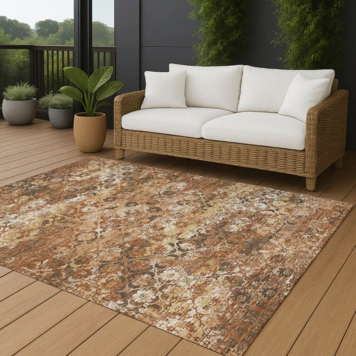 Addison Rugs Chantille Orange ACN2786 5ft. x 7ft.6in. Rect. Rug