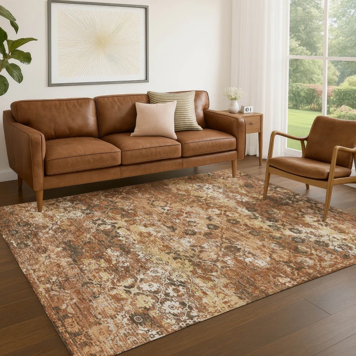 Addison Rugs Chantille Orange ACN2786 5ft. x 7ft.6in. Rect. Rug