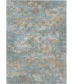 Addison Rugs Chantille Teal ACN2786 5ft. x 7ft.6in. Rect. Rug