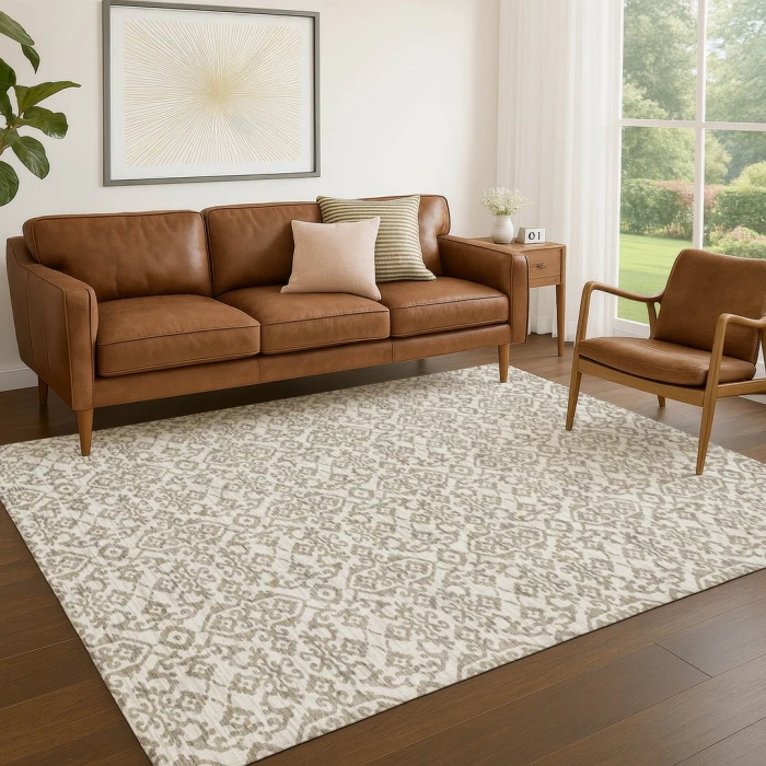 Addison Rugs Chantille Ivory ACN2787 5ft. x 7ft.6in. Rect. Rug
