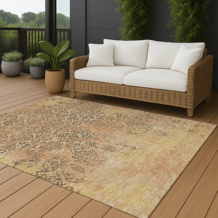 Addison Rugs Chantille Orange ACN2788 5ft. x 7ft.6in. Rect. Rug