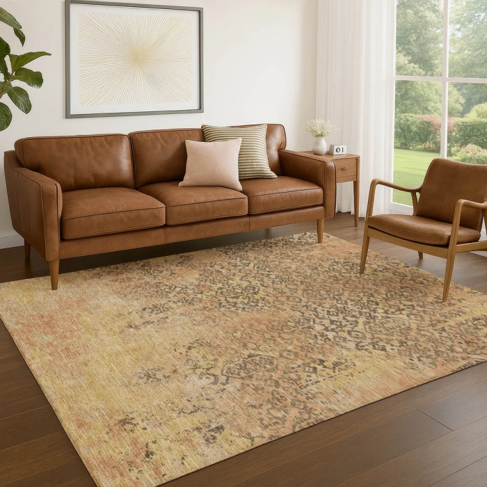 Addison Rugs Chantille Orange ACN2788 5ft. x 7ft.6in. Rect. Rug