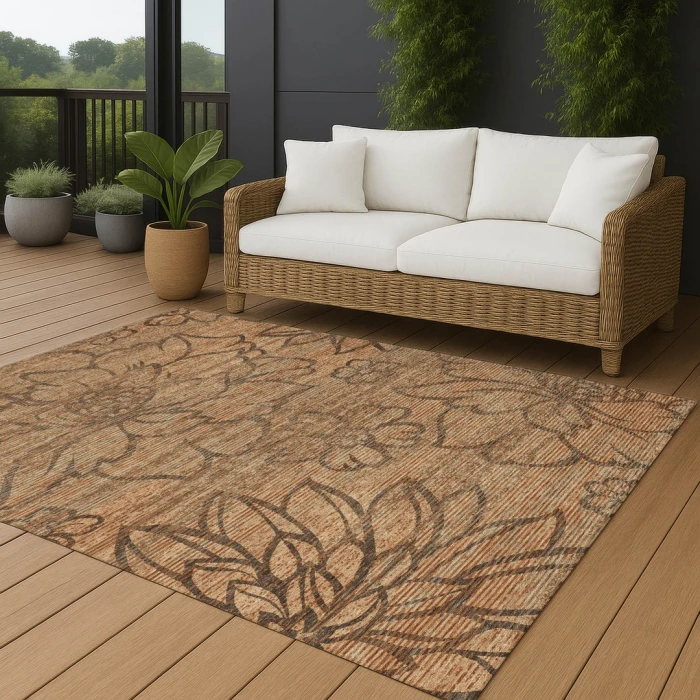 Addison Rugs Chantille Orange ACN2789 9ft. x 12ft. Rect. Rug