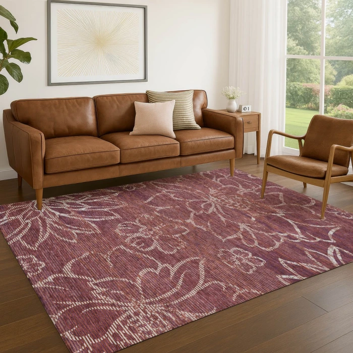 Addison Rugs Chantille Purple ACN2789 8ft. x 10ft. Rect. Rug
