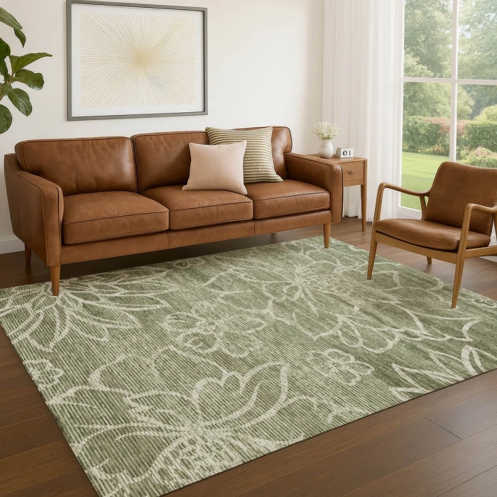 Addison Rugs Chantille Green ACN2789 9ft. x 12ft. Rect. Rug