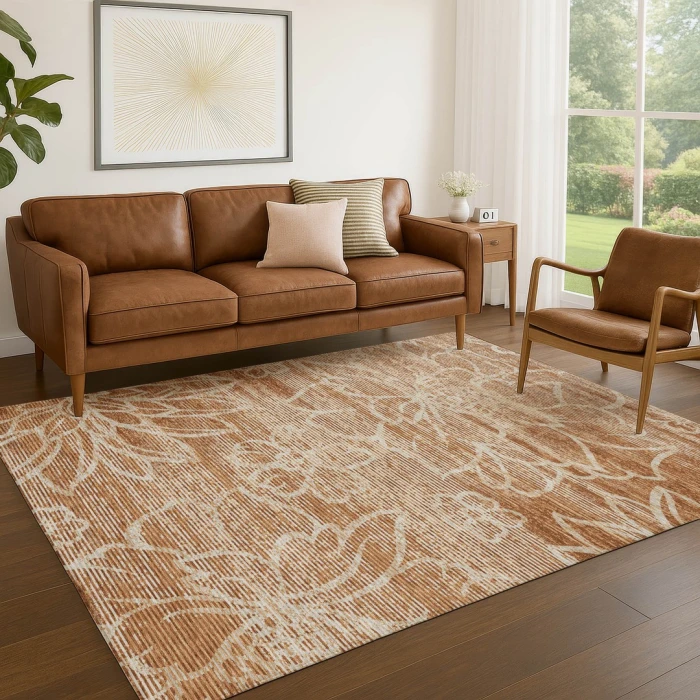 Addison Rugs Chantille Orange ACN2789 9ft. x 12ft. Rect. Rug