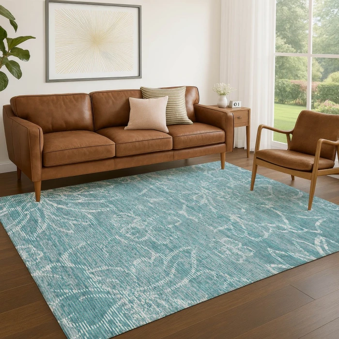 Addison Rugs Chantille Teal ACN2789 8ft. x 10ft. Rect. Rug