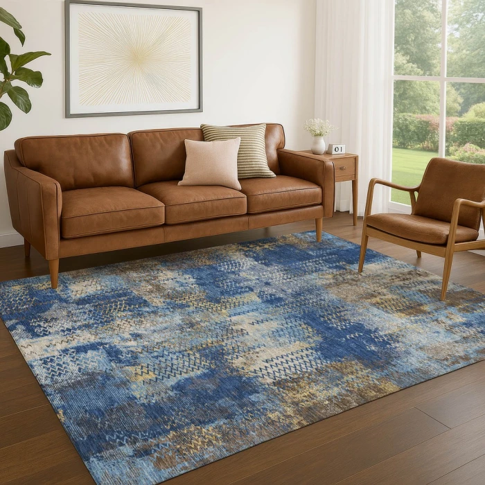 Addison Rugs Chantille Blue ACN2790 5ft. x 7ft.6in. Rect. Rug