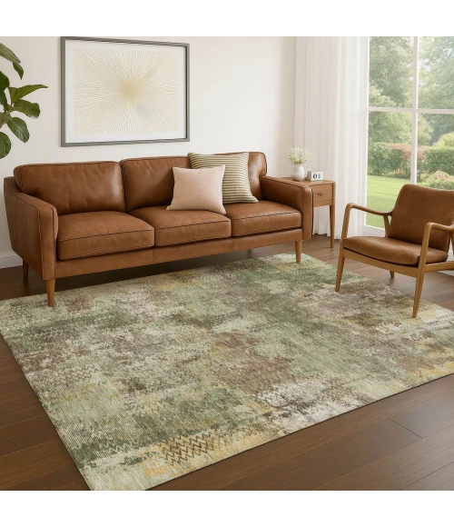 Addison Rugs Chantille Green ACN2790 9ft. x 12ft. Rect. Rug