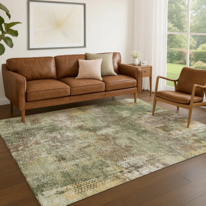 Addison Rugs Chantille Green ACN2790 5ft. x 7ft.6in. Rect. Rug