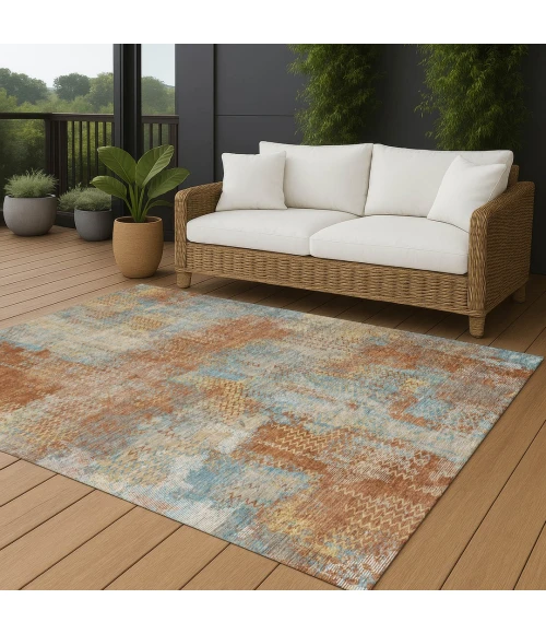 Addison Rugs Chantille Orange ACN2790 9ft. x 12ft. Rect. Rug