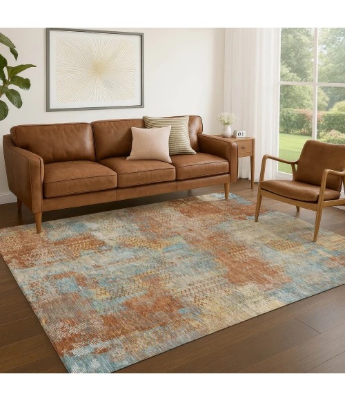 Addison Rugs Chantille Orange ACN2790 9ft. x 12ft. Rect. Rug