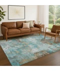 Addison Rugs Chantille Teal ACN2790 9ft. x 12ft. Rect. Rug