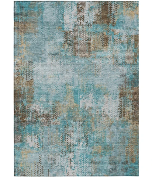 Addison Rugs Chantille Teal ACN2790 9ft. x 12ft. Rect. Rug