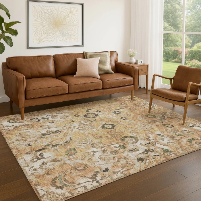 Addison Rugs Chantille Orange ACN2791 5ft. x 7ft.6in. Rect. Rug