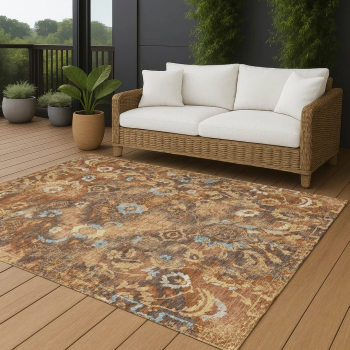 Addison Rugs Chantille Orange ACN2791 9ft. x 12ft. Rect. Rug