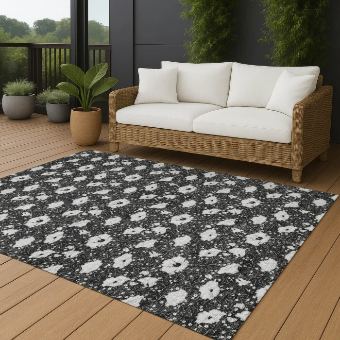 Addison Rugs Chantille Black ACN2792 9ft. x 12ft. Rect. Rug