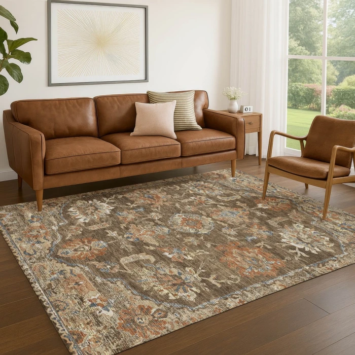Addison Rugs Chantille Brown ACN2793 9ft. x 12ft. Rect. Rug