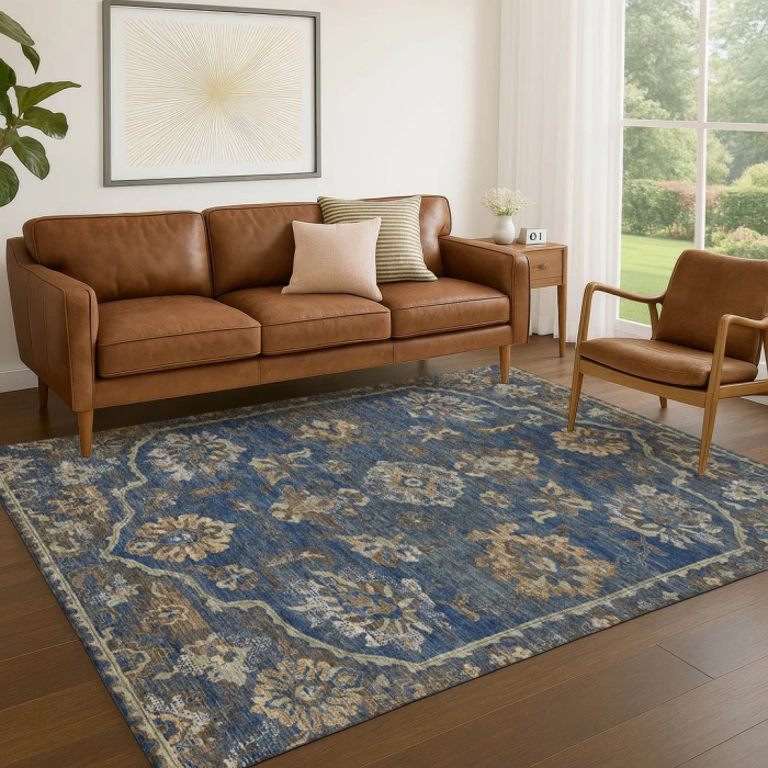 Addison Rugs Chantille Blue ACN2793 5ft. x 7ft.6in. Rect. Rug