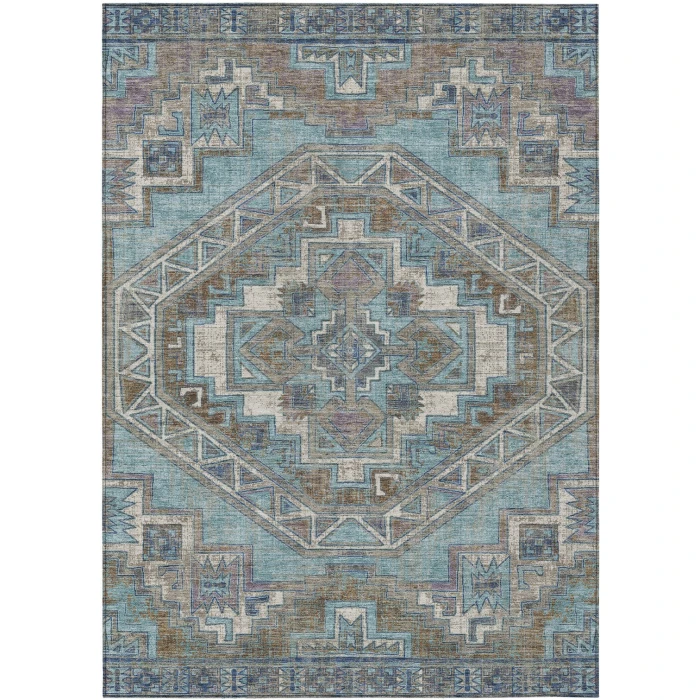 Addison Rugs Chantille Teal ACN2794 9ft. x 12ft. Rect. Rug