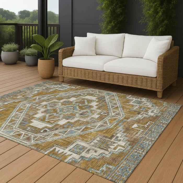 Addison Rugs Chantille Gold ACN2794 9ft. x 12ft. Rect. Rug