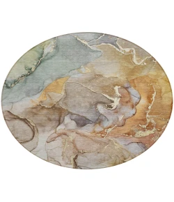 Addison Chantille ACN500 Beige 8 ft. x 8 ft. Round Rug