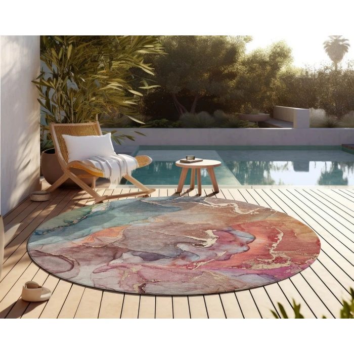 Chantille ACN500 Blue 8' x 8' Rug