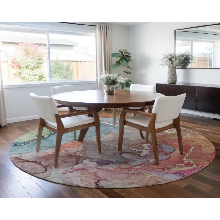 Chantille ACN500 Blue 8' x 8' Rug