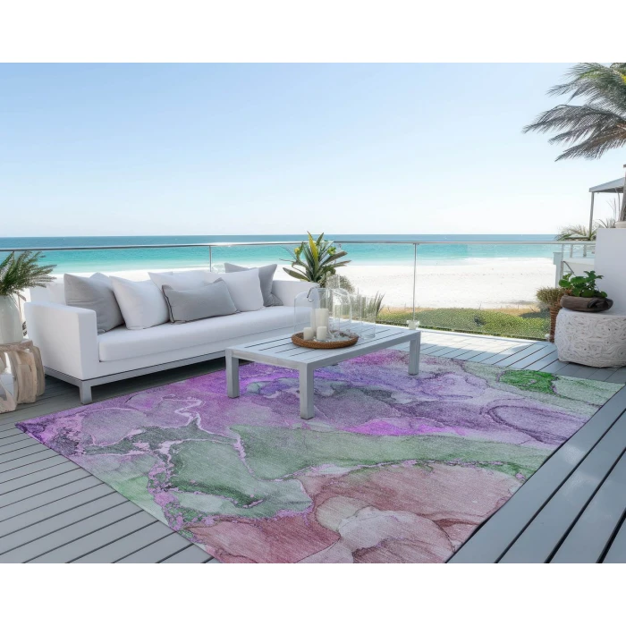 Chantille ACN500 Purple 3' x 5' Rug