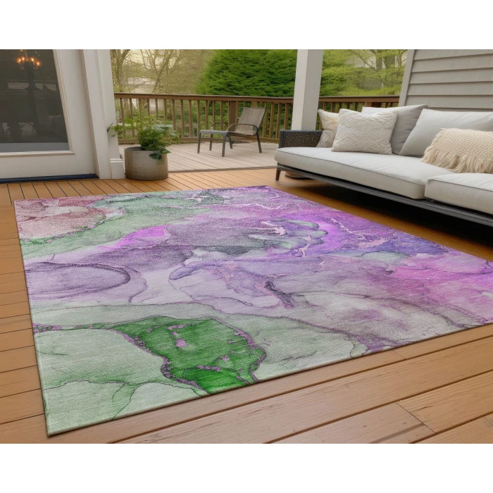 Chantille ACN500 Purple 3' x 5' Rug