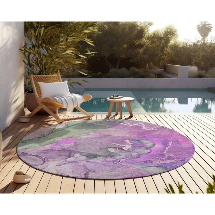 Chantille ACN500 Purple 8' x 8' Rug