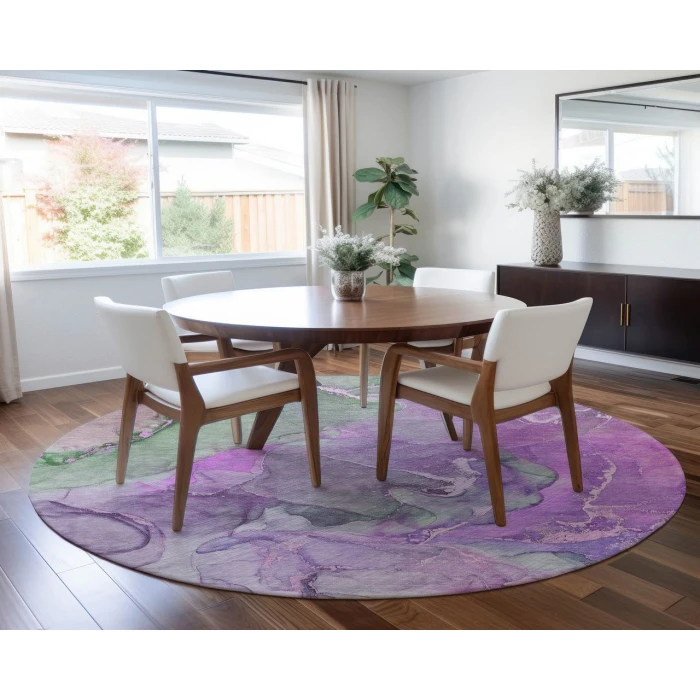 Chantille ACN500 Purple 8' x 8' Rug