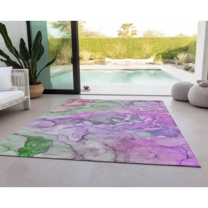 Chantille ACN500 Purple 3' x 5' Rug