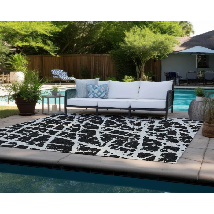 Chantille ACN501 Black 3' x 5' Rug