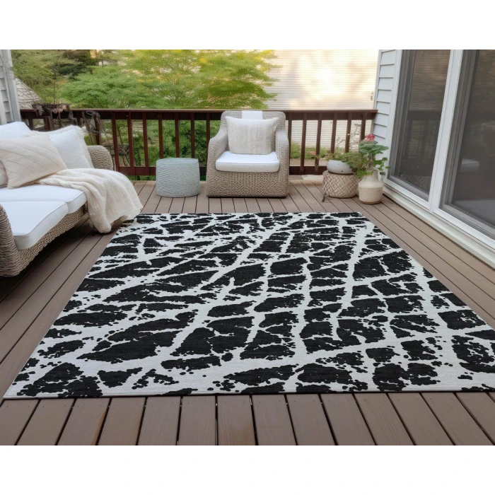 Chantille ACN501 Black 3' x 5' Rug