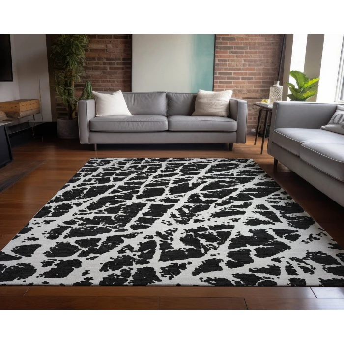 Chantille ACN501 Black 3' x 5' Rug