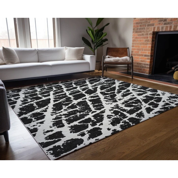 Chantille ACN501 Black 3' x 5' Rug