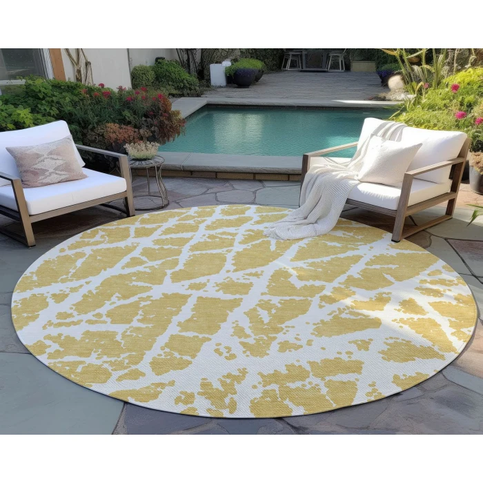 Chantille ACN501 Gold 8' x 8' Rug