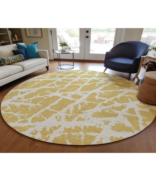 Chantille ACN501 Gold 8' x 8' Rug