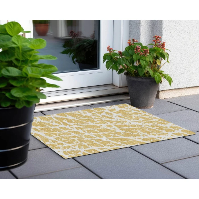 Chantille ACN501 Gold 1'8" x 2'6" Rug