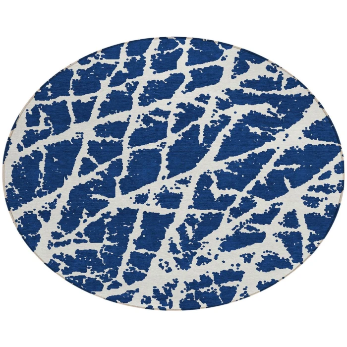 Chantille ACN501 Navy 8' x 8' Rug