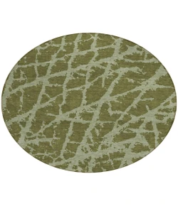 Addison Chantille ACN501 Olive 8 ft. x 8 ft. Round Rug