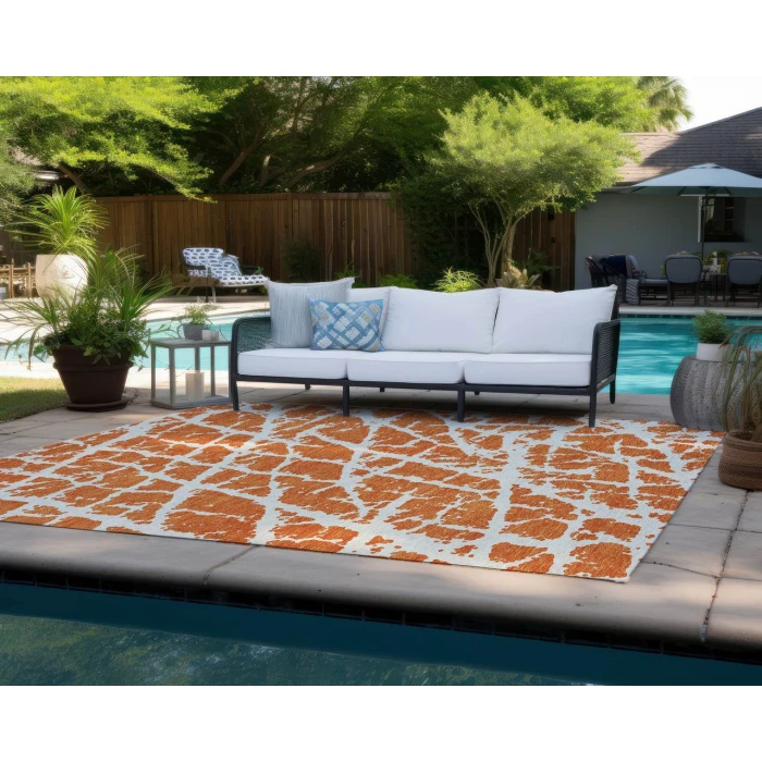 Chantille ACN501 Orange 9' x 12' Rug