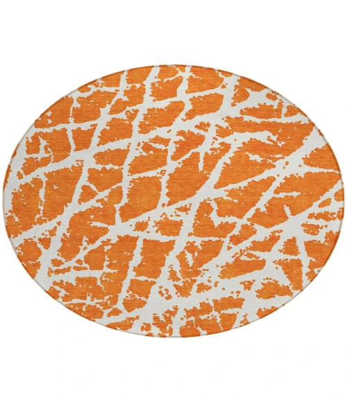 Chantille ACN501 Orange 8' x 8' Rug